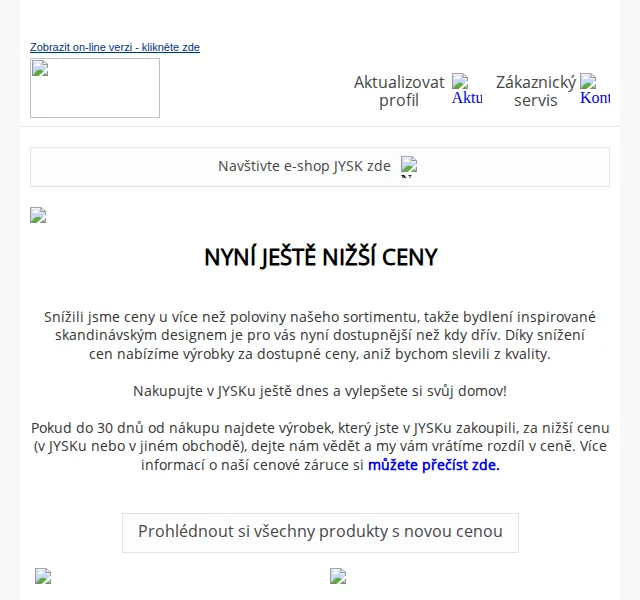 JYSK: Snížené ceny u více než poloviny sortimentu – červenec 2026 | Nuslet.cz