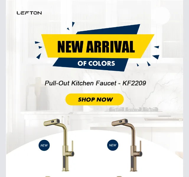 Lefton Sanitary: nové barvy kuchyňské baterie KF2209 – červenec 2026 | Nuslet.cz