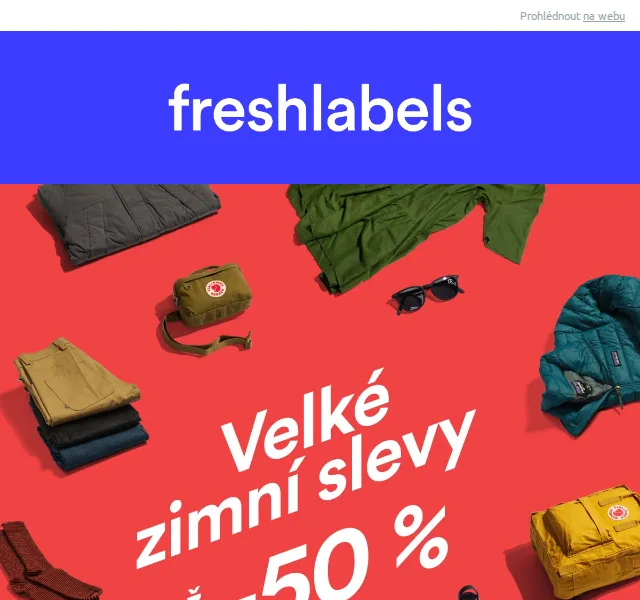 Freshlabels: Velké Zimní Slevy až 50 % – červenec 2026 | Nuslet.cz