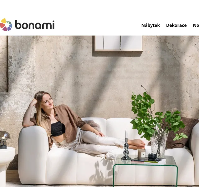Bonami.cz: Pohovky, postele a doplňky – červenec 2026