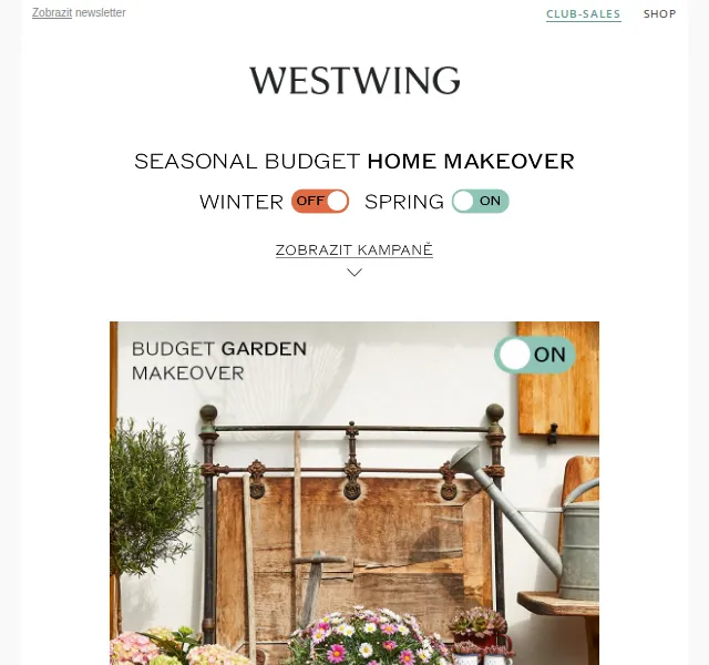 Westwing: Budget Home Makeover slevy – červenec 2026 | Nuslet.cz