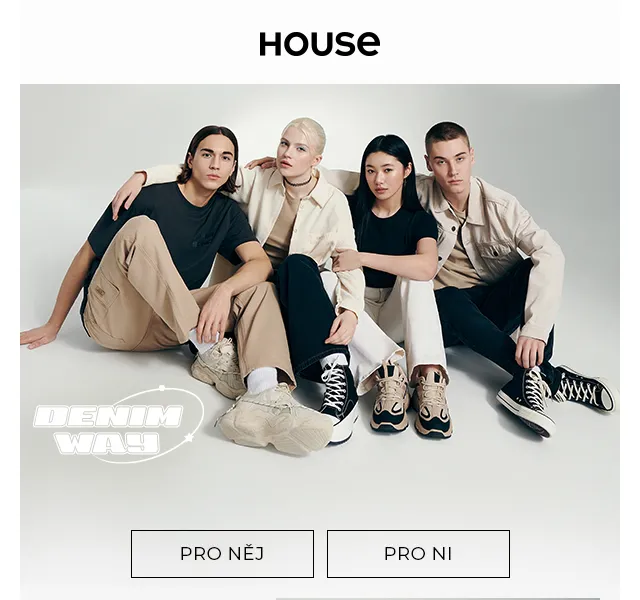 HOUSE: Sleva na denim – červen 2026 | Nuslet.cz
