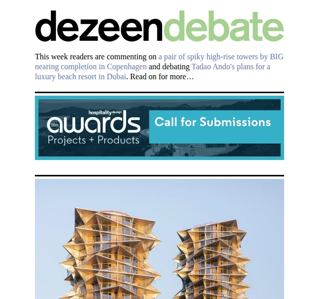 Dezeen Daily: Týdenní přehled architektury a designu – červenec 2026 | Nuslet.cz