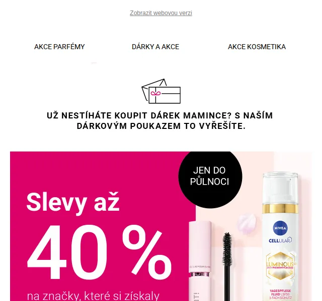 Notino: 40% sleva na nej značky – červen 2026 | Nuslet.cz
