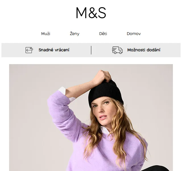 Marks and Spencer: Podzimní kolekce 2026 – svetry, kabáty a boty | Nuslet.cz