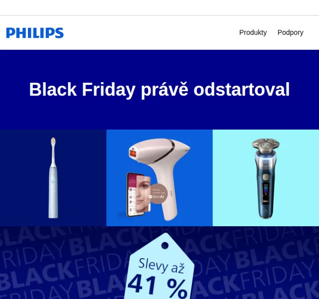 Philips: Black Friday slevy až 41 % – červenec 2026 | Nuslet.cz