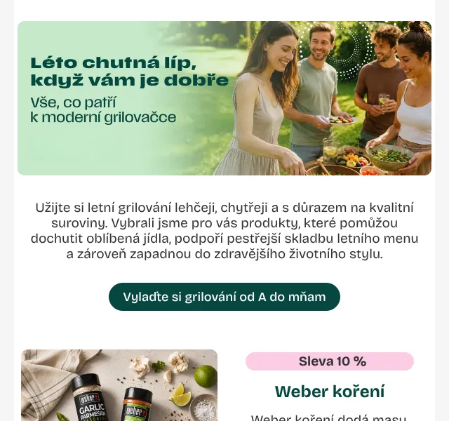 Pilulka.cz: Weber koření, omáčky Fireland – sleva 10 % | Červen 2026