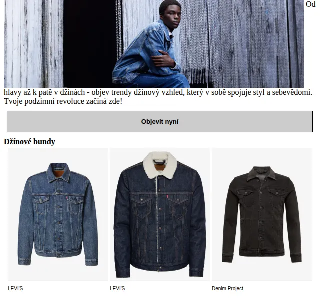 ABOUT YOU: Džínový look od Levi's a Tommy Hilfiger – červenec 2026 | Nuslet.cz