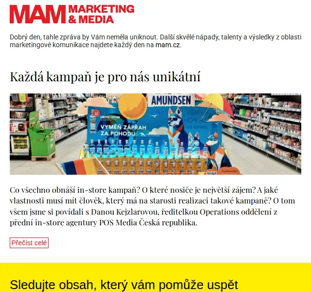 Marketing & Media: In-store kampaně – červenec 2026 | Nuslet.cz