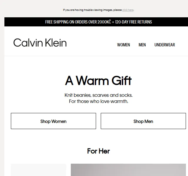 Calvin Klein: Warm Beanies, Scarves a More – červen 2026 | Nuslet.cz