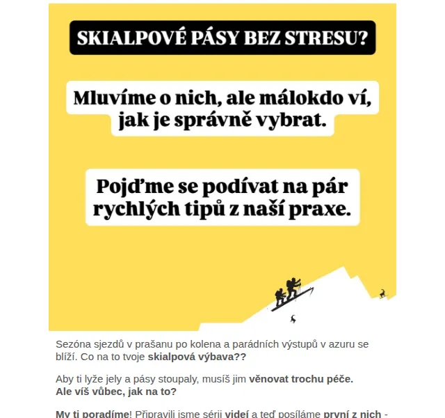 Namcheshop: Skialpové pásy – výběr a péče – červenec 2026 | Nuslet.cz