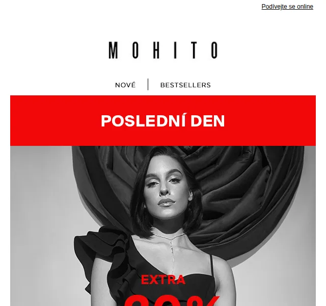 MOHITO: Extra -20% na zlevněné produkty – červenec 2026 | Nuslet.cz