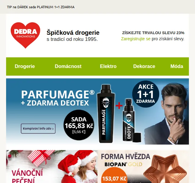 Novinky DEDRA INNOVATIONS: sada PLATINUM 1+1 ZDARMA – červen 2026 | Nuslet.cz