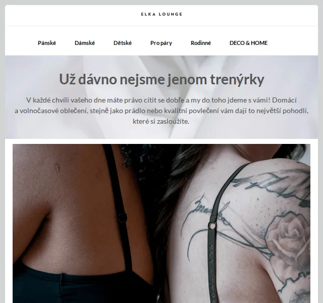 ELKA LOUNGE: Domácí oblečení a prádlo – červen 2026 | Nuslet.cz