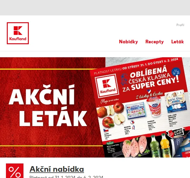 Kaufland: Jablka Braeburn 1 kg za 21,90 Kč – červenec 2026 | Nuslet.cz