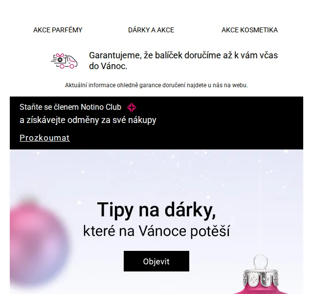Notino Black Friday: Parfémy, K-Beauty a Elektro – Duben 2026