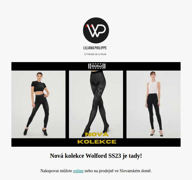 Liliana Philippe: Nová kolekce Wolford SS23 – červen 2026 | Nuslet.cz