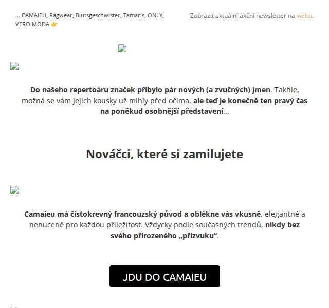 UrbanStore: Nové značky Camaieu, Ragwear a další – červen 2026 | Nuslet.cz