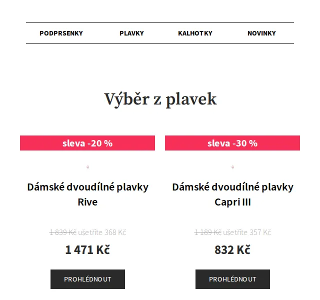 Astratex.cz: Doprava zdarma a −40 % na podprsenky a plavky – červenec 2026 | Nuslet.cz