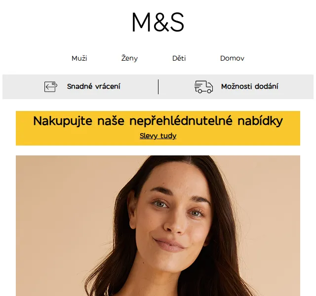 Marks and Spencer: Dámské prádlo a podprsenky – červen 2026 | Nuslet.cz