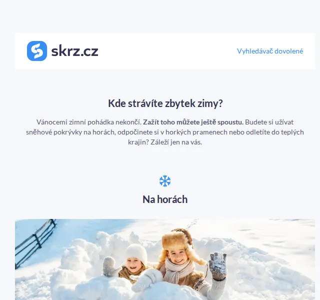 Vánoce na Skrz: TOP pobyty na hory a termály – červenec 2026 | Nuslet.cz